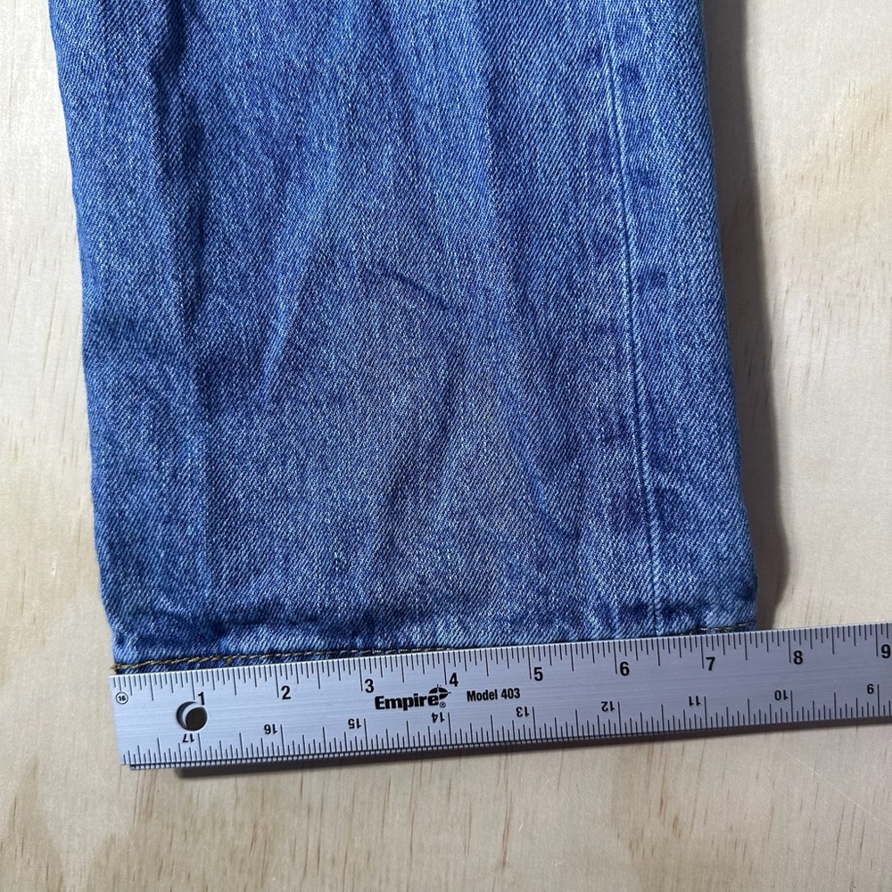 Levi's 501 Jeans Men’s 31X30 Regular Fit Straight Blue Buttonfly Denim - Picture 6 of 10